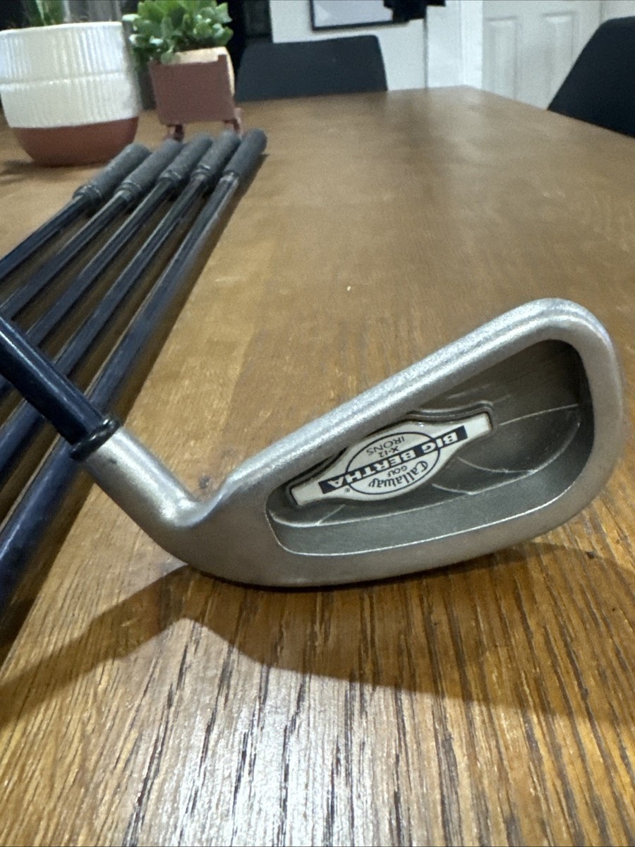Callaway X-12 Big Bertha Golf Iron Set 3-PW Graphite Shaft Light