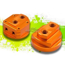 T6061 Aluminum 10an An10 Fitting Engine Oil Filter Relocation Plate Adaptor Kit T6061 Aluminum 10an An10 Fitting Engine Oil Filter Relocation Plate Adaptor Kit