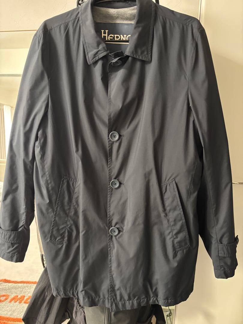 HERNO Nylon Jacket Packable Windbreaker Used, Exc… - image 1