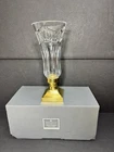waterford crystal Pompeii Hurrican Candle Holder Vintage 11.5” With Box