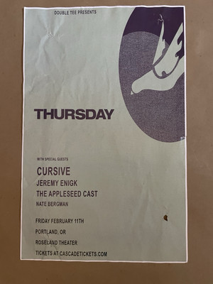 Pole Poster / Flyer - Thursday, Cursive, Jeremy Enigk ~ 11x17
