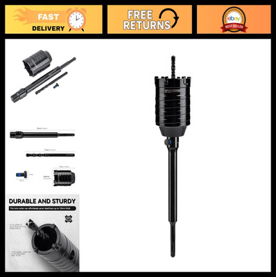 Heavy Duty 55mm Concrete Hole Saw with SDS Plus Shank & Center Drill Bit for Mas