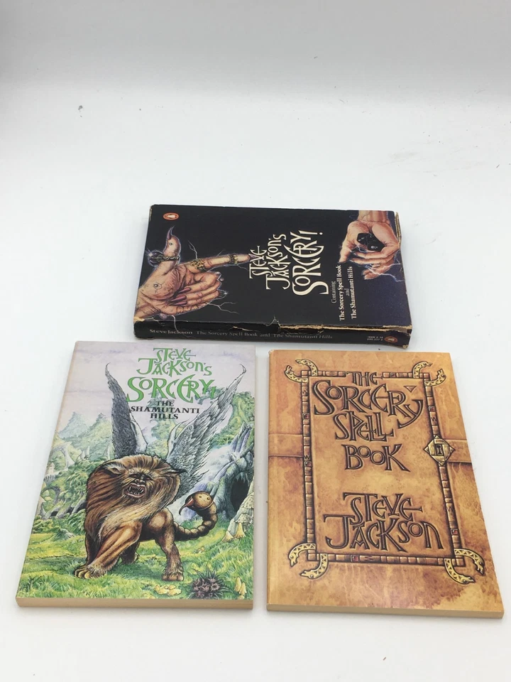 Steve Jackson's Sorcery: The Sorcery Spell Book and The Shamutanti Hills Box set - Image 2 of 3