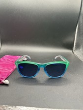 Oakley Frogskin Marine Fade/Blue Iridium Lenses 24-237