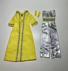 Vintage Barbie Doll Outfit #1492 Silver Polish 1969 Complete Mattel Mod Era