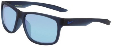 New Nike EV0998 410 Matte Midnight Navy ESSENTIAL CHASER Sunglass / Blue Mirror