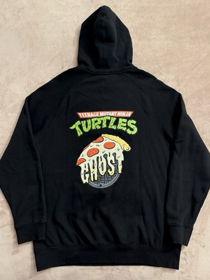 #ad XL Ghost Teenage Mutant Ninja Turtles Pizza Hoodie Turtle Power TMNT Rare 2023 $99.99