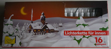 Candy Light Lichterkette Schaftkerze 16 Kerzen klar für innen