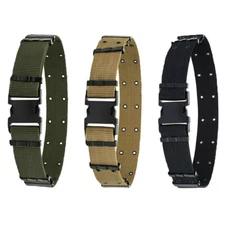 Military Pistol Belt Nylon Tactical Webbing Belt ALICE Marine Corps Type Belt US