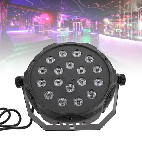 LED Stage Light 18 X 3W DMX 512 Controller Sound Activated Master Slave Mo Kit - Picture 4 of 35
