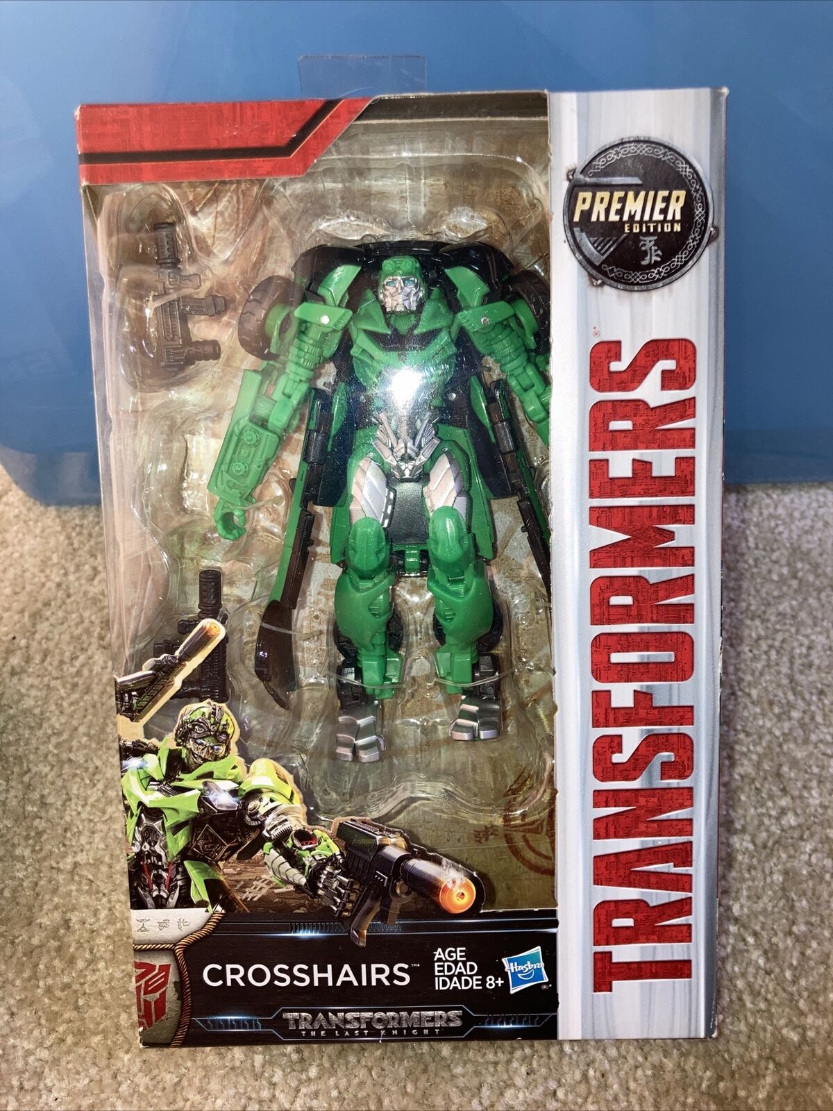 Transformers The Last Knight Crosshairs Premier Edition Deluxe Class Hasbro Toys