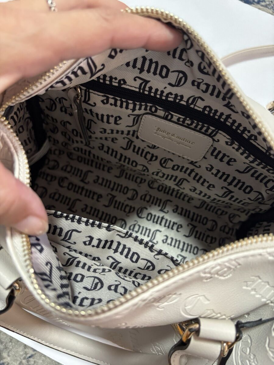 JUICY COUTURE Bag Not Your Babe Satchel - Ivory Cream JUICY COUTURE Bag Not Your Babe Satchel - Ivory Cream
