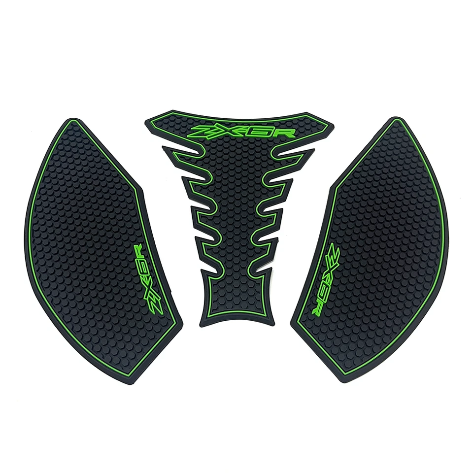 Almohadilla antideslizante para tanque de combustible alfombrilla de remolque pegatina para Kawasaki Ninja ZX-6R 2019-2025 Foto 4 de 4