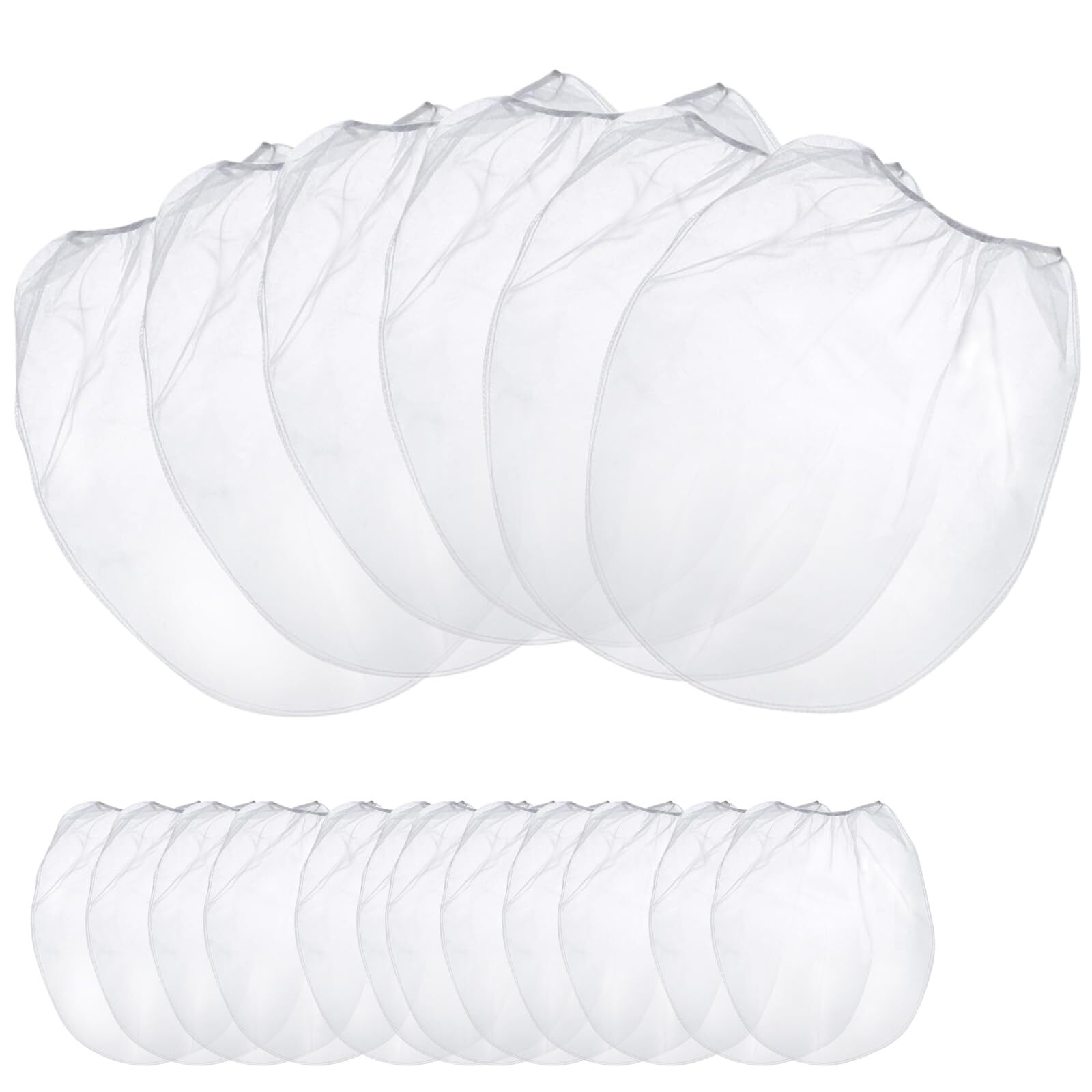 5-Gallon White Fine Mesh Paint Strainer Bag with Elastic Opening Strap