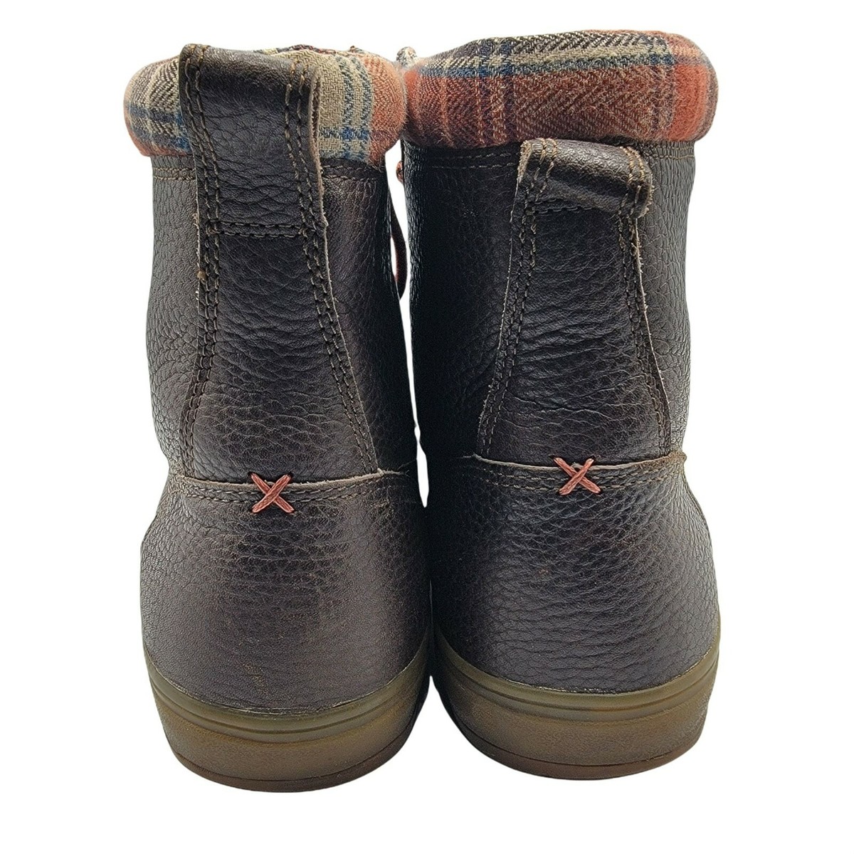 Sanuk Stratton Deluxe Leather Brown Lace Up Boots Mens 8  display picture 3