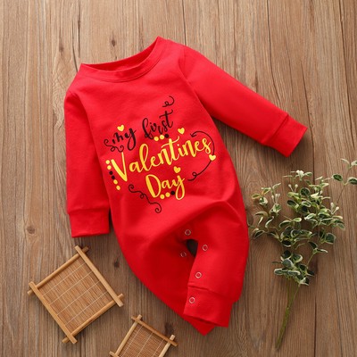 valentines baby grow
