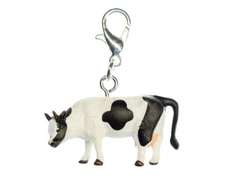 Cow Farm Charm Zipper Pull Miniblings Calf