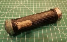 Bright Star USN Navy Military Flashlight Convex Lens Vtg USA 🇺🇸 ~ Works - gw5