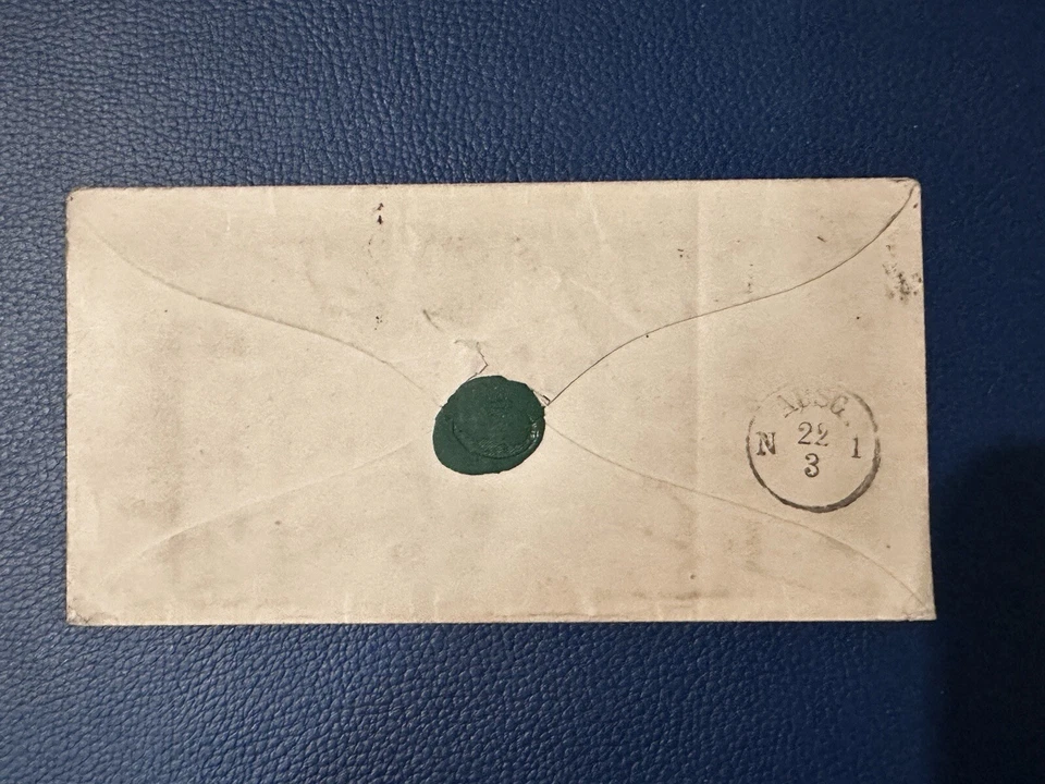 Germany Sachsen SAXONY COVER LETTER LEIPZIG POSTMARK - image 2 of 3