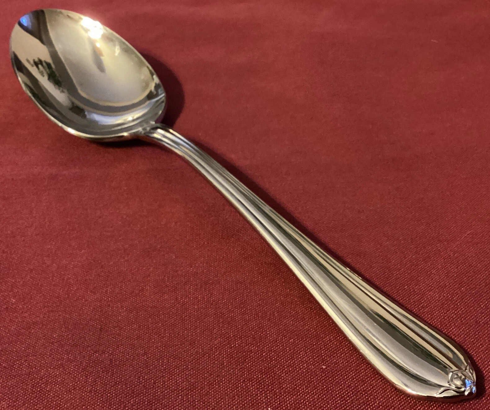 MELON BUD Gorham Stainless Serving Spoon (s) 8 3/4" Japan 18/8 EUC Flatware