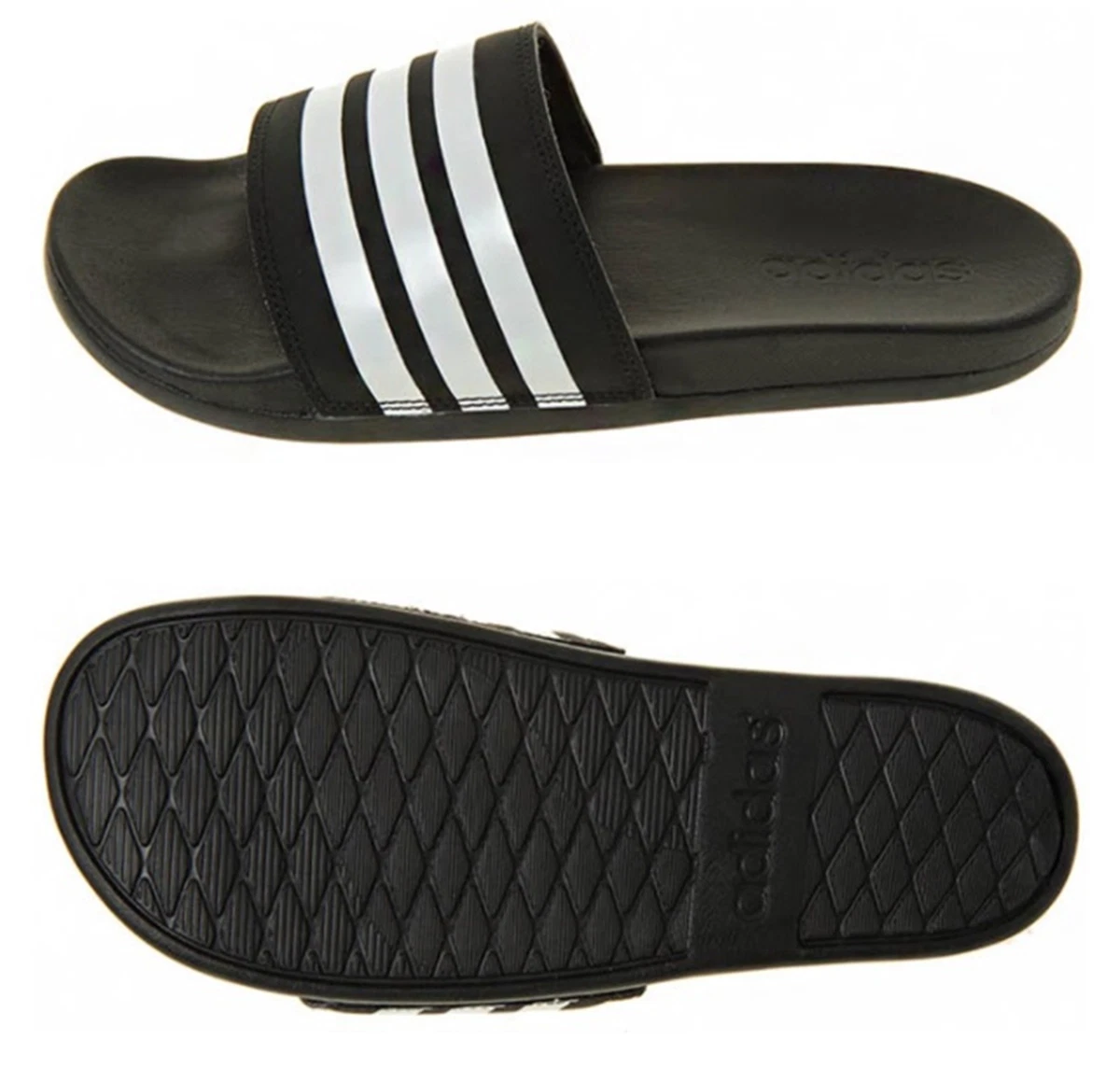 Adidas adilette cloudfoam store plus men's slide sandals