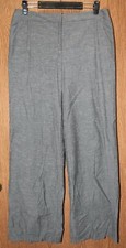 Womens Gray Heathered Liz Claiborne Audra Dress Pants Size 10 excellent