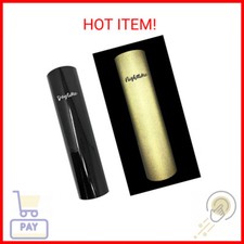 Black Reflective Vinyl Permanent Adhesive, 12" x 4 FT Reflective Vinyl Roll for