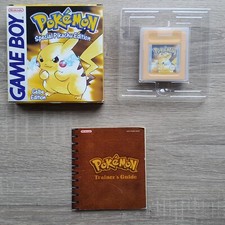 Thumbnail of ebay&reg; auction 376094060143 | Pokemon Gelbe Edition Gelb in OVP Anleitung Nintendo Gameboy Classic Spiel NOE