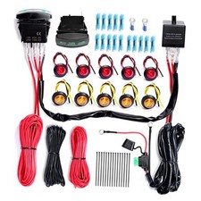 ATV UTV Turn Signal Kit with Turn Signal Rocker Pre-wired Turn Signal Kit