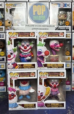 Funko POP! Movies: Killer Klowns From Outer Space 4 Pop Set- #931-1422-1622-1623
