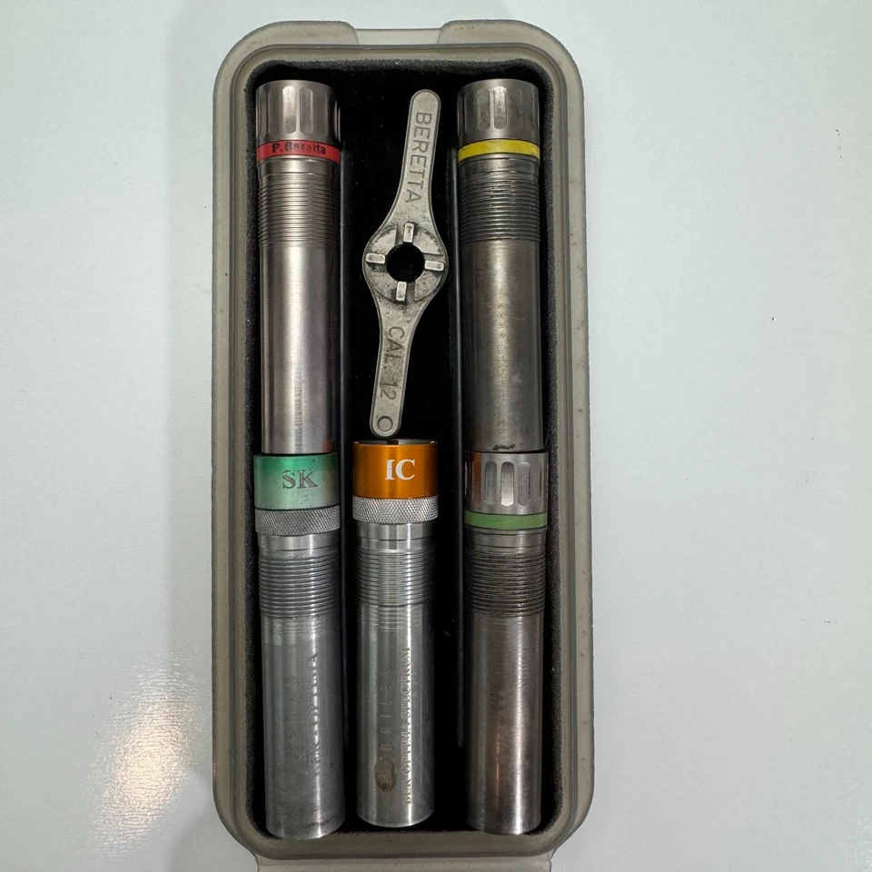 Obturadores calibre 12 Beretta & Briley Optima, llave obturadora Beretta y estuche NTN Foto 3 de 4