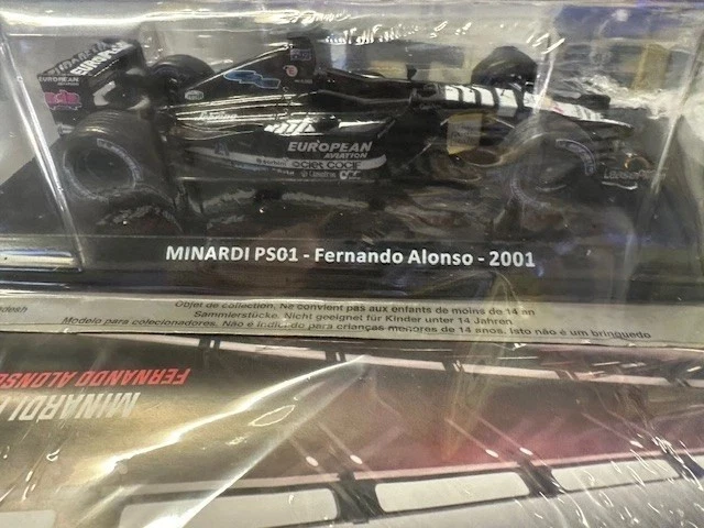 MINARDI PS01 - Fernando Alonso - 2001. Le Grandi Formula 1 - Auto da Corsa 1:24 - Immagine 3 di 4