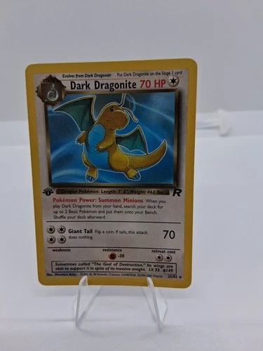 1st Edition Dark dragonite 22/82 Team Rocket rare pokemon mint Never played