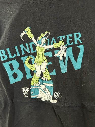 Blindwater Brew Gen Con 2015 The Ram Brewery Black T-Shirt XL Privateer Press