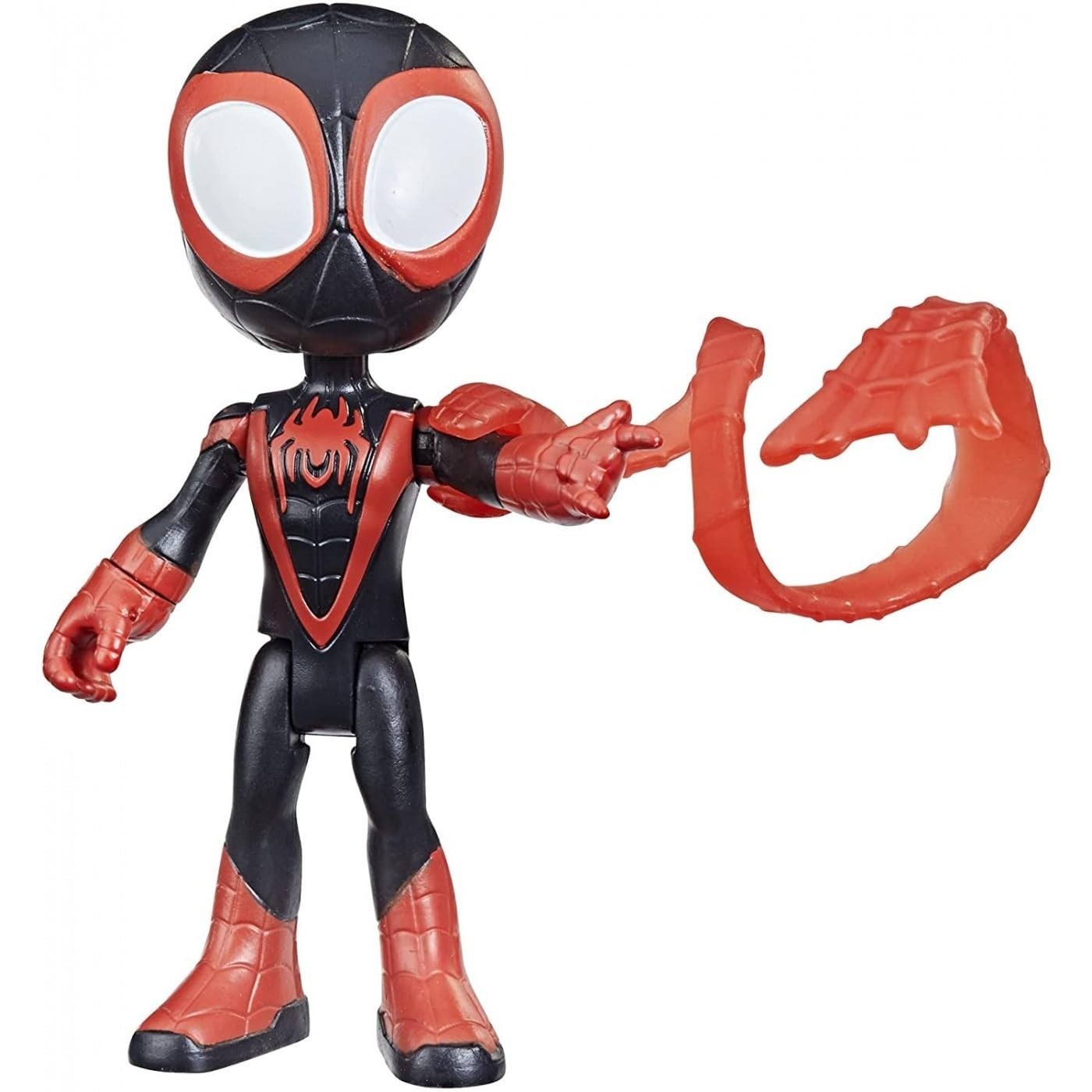 Marvel Spidey and His Amazing Friends Miles Morales Hero Figure, 10-cm-scale Act