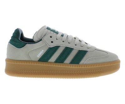 Adidas Samba XLG Unisex Junior Leather & EVA Sneaker - Gum/Collegiate Green/Grey