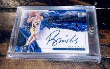 2019-20 Impeccable Canvas Creations Rik Smits 57/99 Hard Signature Auto Pacers