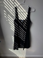 Old Navy Women’s Black Tie Front Sleeveless Fit & Flare Cami Sundress