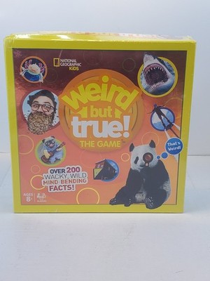 Weird But True Board Game By National Geographic Kids New Sealed