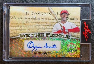 2026 Leaf Metal President's Day Ozzie Smith We The People Shimmer Auto 1/1