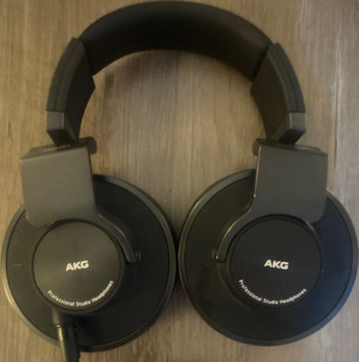 AKG K553 MKII Black Over-Ear Wired Headband Studio Headphones 3.5mm Jack