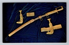 Independence MO-Missouri, Harry S. Truman Library Knives Vintage Postcard