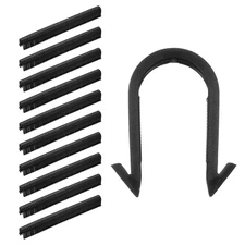 1650 Pcs Foamboard Staples, 20mm PEX Pipe Staples U Shape Plastic,Black