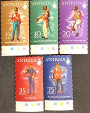 Antigua - 1972 - Sc 283 - 87 - Uniforms MNH