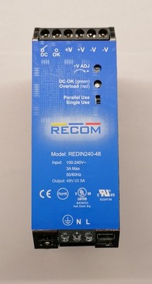 Recom REDIN240-48 Netzteil DIN Hutschiene 240W 48V 5A CV