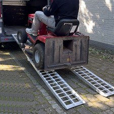 Coppia rampe di carico 3 metri pieghevoli in alluminio per quad minicar ATV Kart
