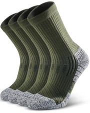 Hiking Socks - Winter Thermal Merino Wool Socks for Men  Women - Large 2 Green