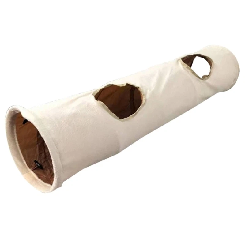 Collapsible for Cat Tunnel Tube for Play Center Hideaway Crinkle Tunnel for Smal
