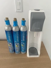 SodaStream Fountain Soda Maker Bundle And 3 Empty CO2 Cylinders
