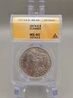 1879-S Morgan Silver Dollar $1 - ANACS MS60